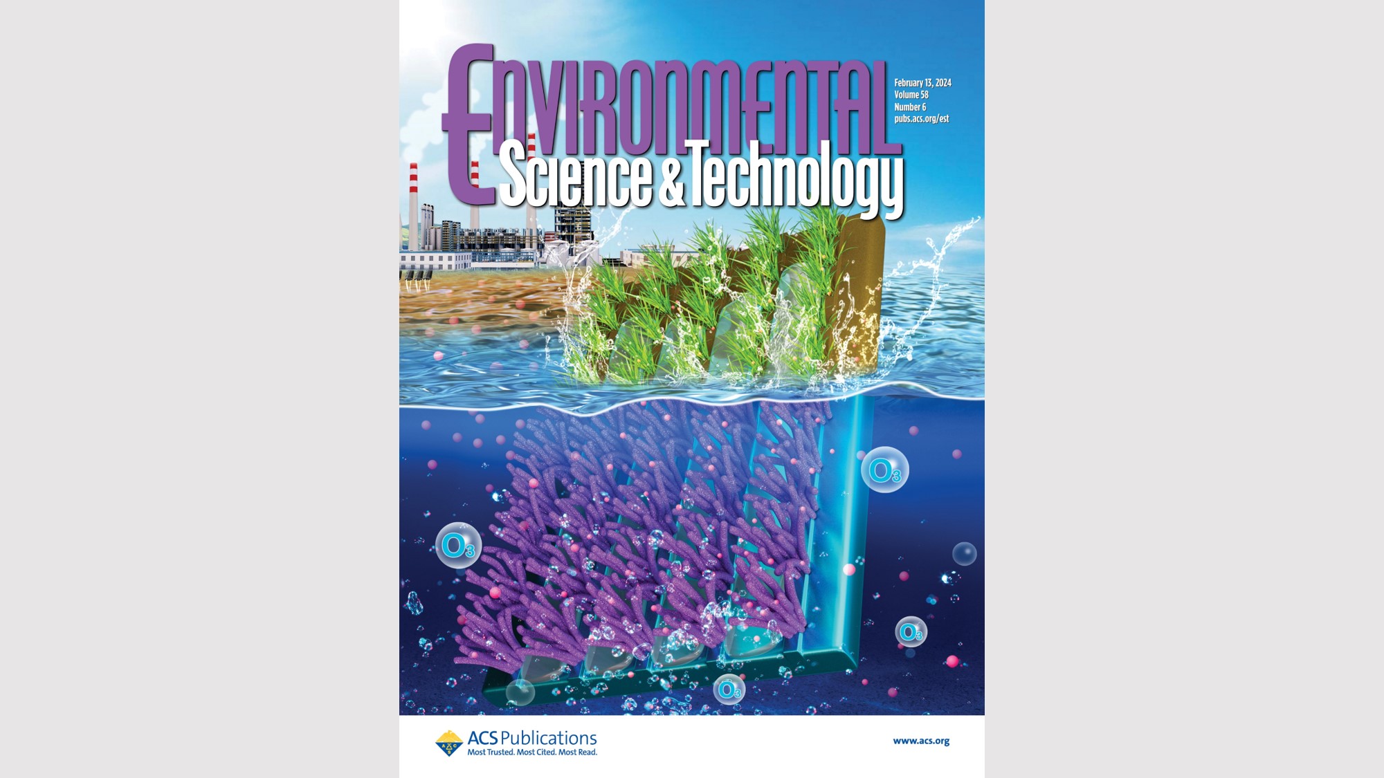 20240220-江南网页版张潇源课题组在非均相臭氧催化材料制备与应用领域取得新进展-魏卡佳-研究成果被选为《环境科学与技术》（Environmental Science